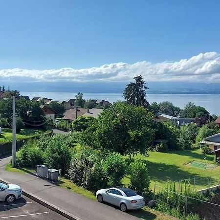Appart Cosy Avec Vue Sur Le Lac Leman Evian-les-Bains Luaran gambar
